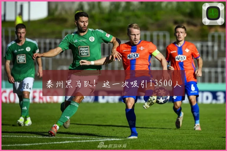 泰州黑马队！这一次吸引13500人